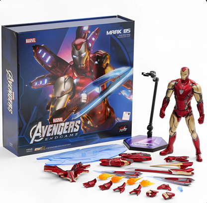 Marvel Iron Man MK85 2.0 LED Light-Up Figure | ZD Toys | 1/10 Scale 18cm
