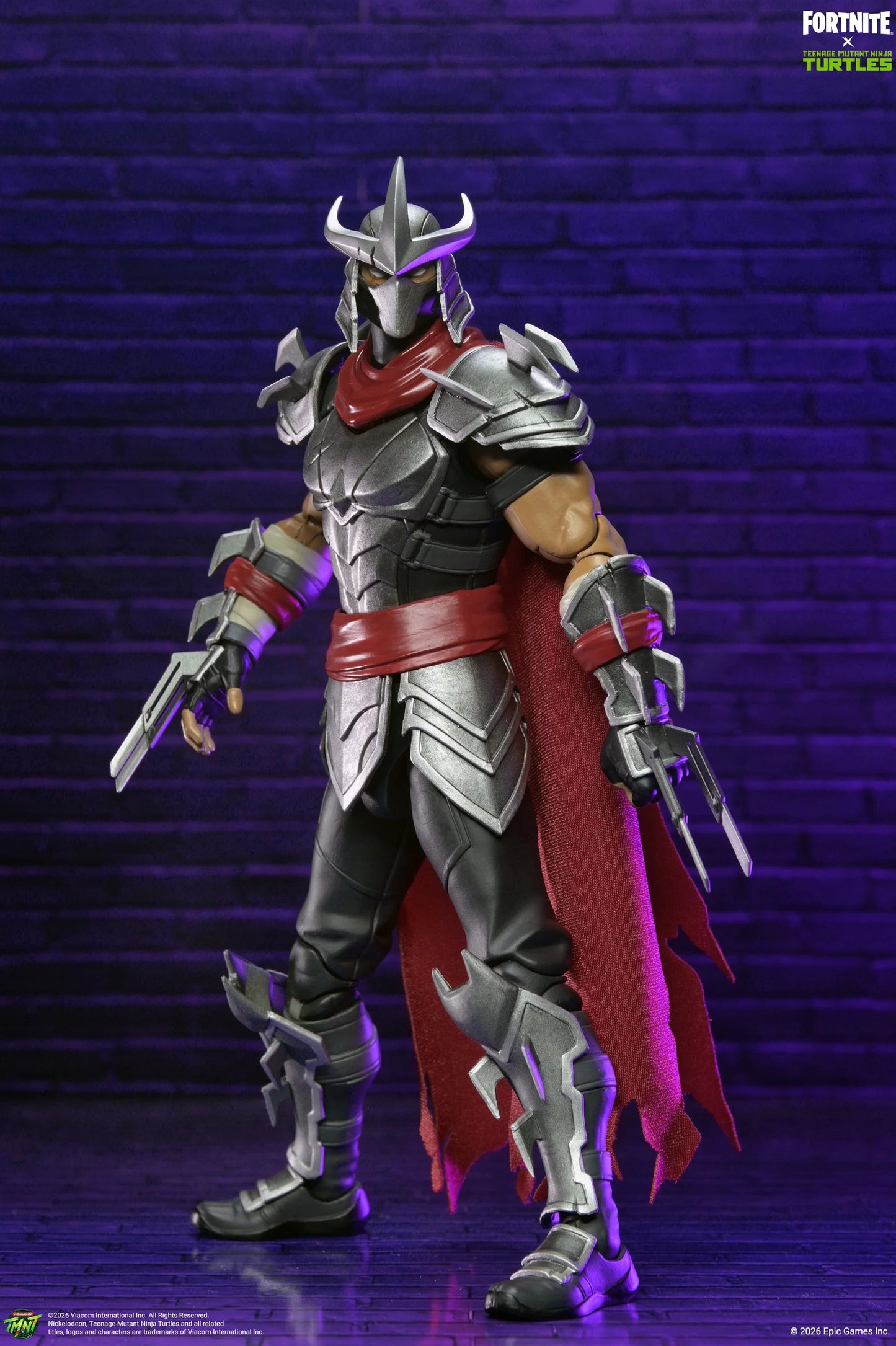 NECA Fortnite x Teenage Mutant Ninja Turtles | Shredder | 7" Action Figure
