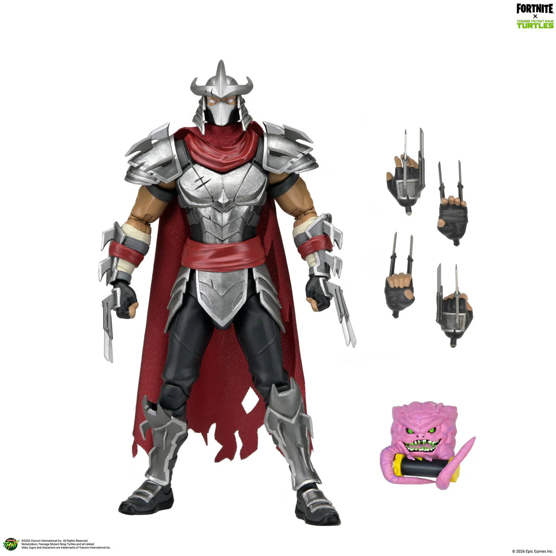 NECA Fortnite x Teenage Mutant Ninja Turtles | Shredder | 7" Action Figure