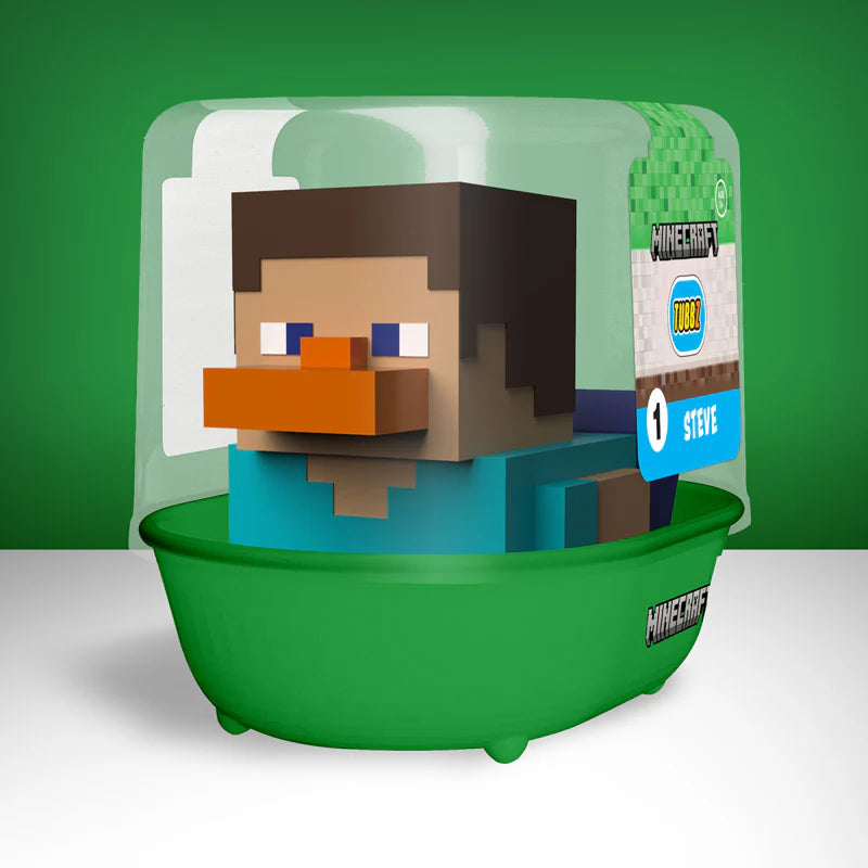 Minecraft Steve | Tubbz First Edition | Collectable Duck
