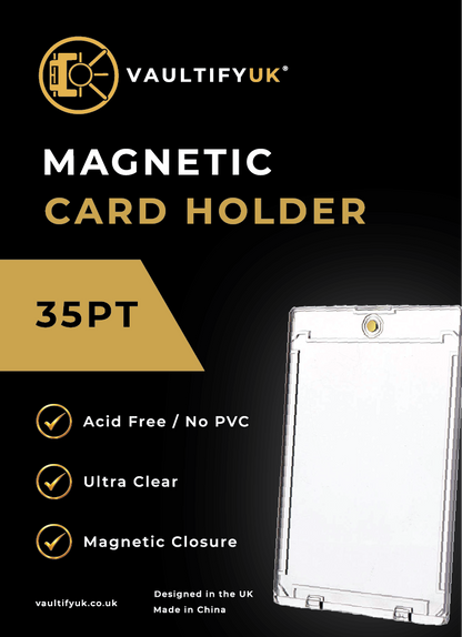VaultifyUK Shield | Magnetic Card Holder | Trading Card Protection