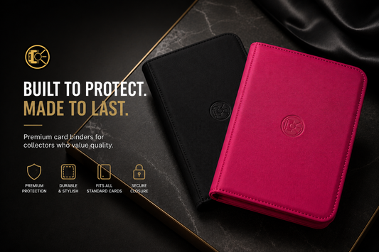 VaultifyUK Shield | 9 Pocket Trading Card Binder | 540 Card Storage