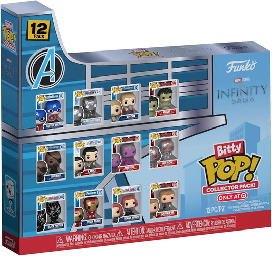 Funko Bitty POP! Avengers Infinity Saga 12-Pack | Mini Figure Set | Marvel