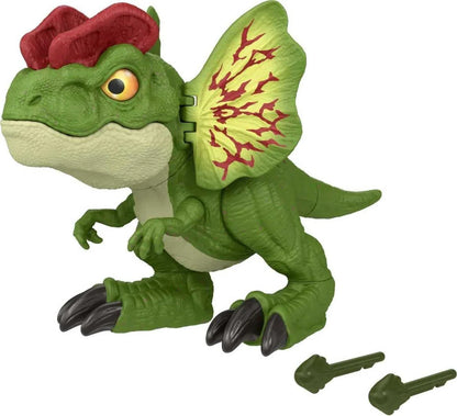 Jurassic World Fierce Launchin' Dilophosaurus Interactive Dinosaur Figure