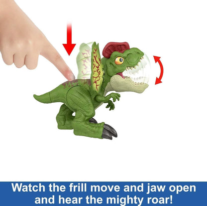 Jurassic World Fierce Launchin' Dilophosaurus Interactive Dinosaur Figure