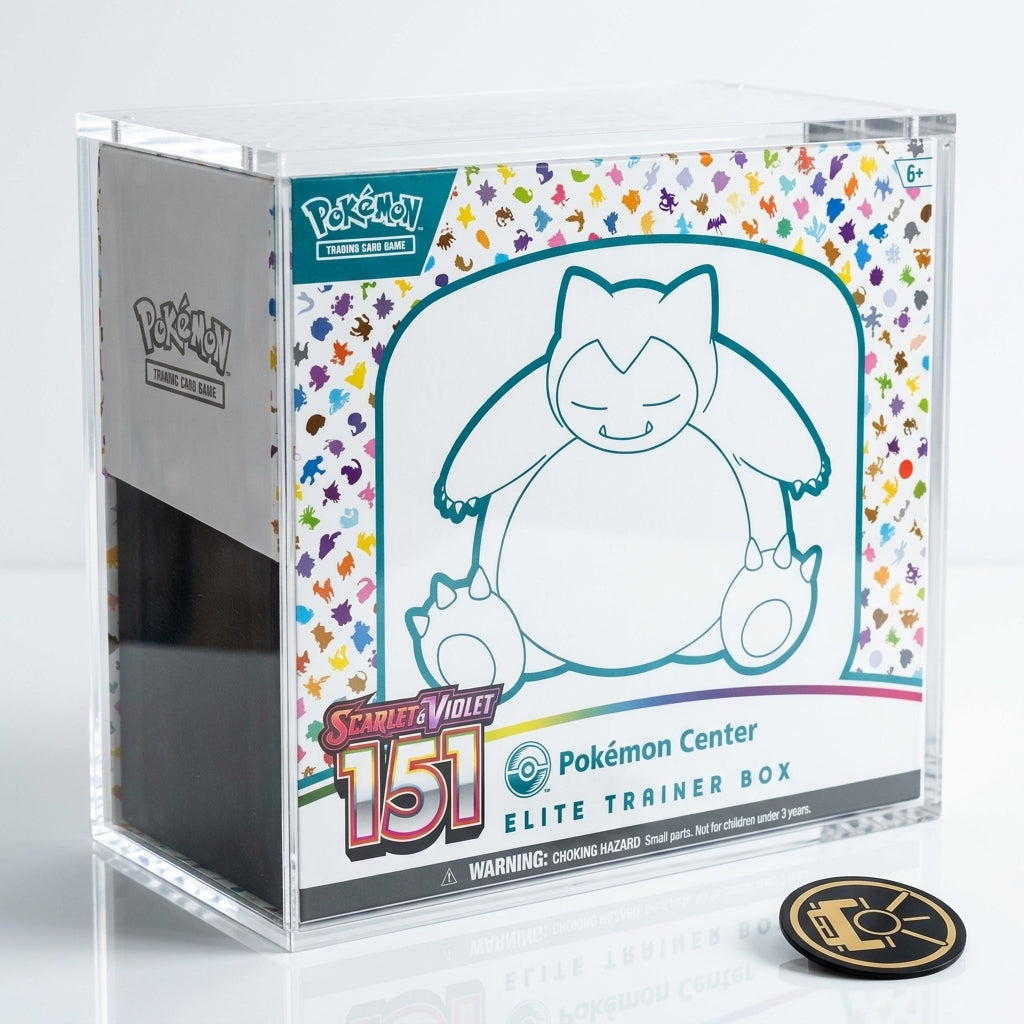 VaultifyUK Showcase | Elite Trainer Box Display Case | 8mm + 5mm Acrylic