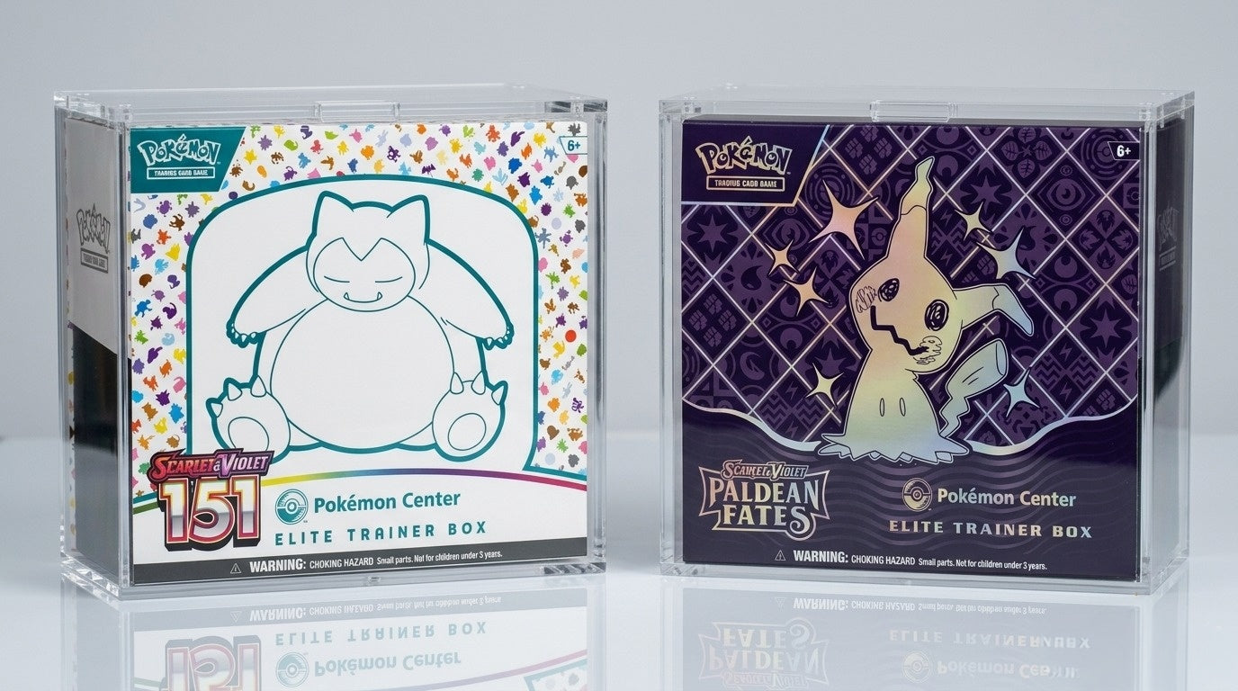 VaultifyUK Showcase | Elite Trainer Box Display Case | 8mm + 5mm Acrylic