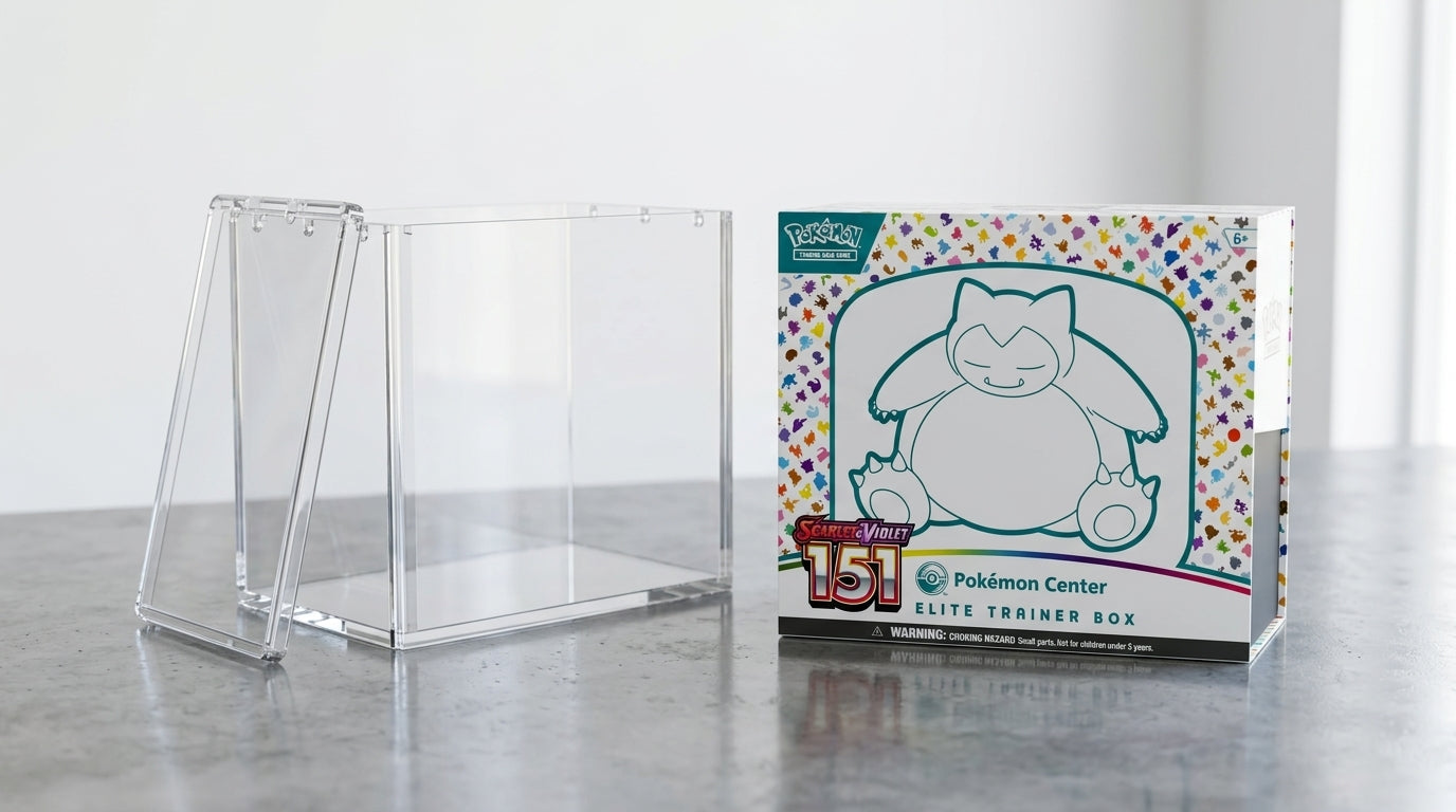 VaultifyUK Showcase | Elite Trainer Box Display Case | 8mm + 5mm Acrylic