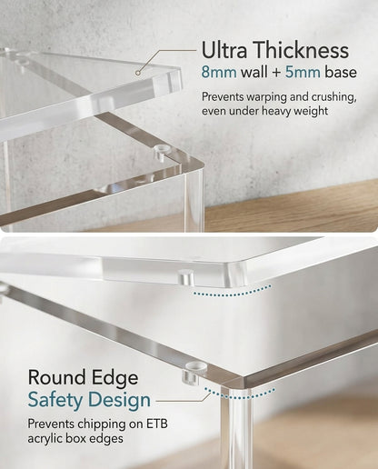 VaultifyUK Showcase | Elite Trainer Box Display Case | 8mm + 5mm Acrylic