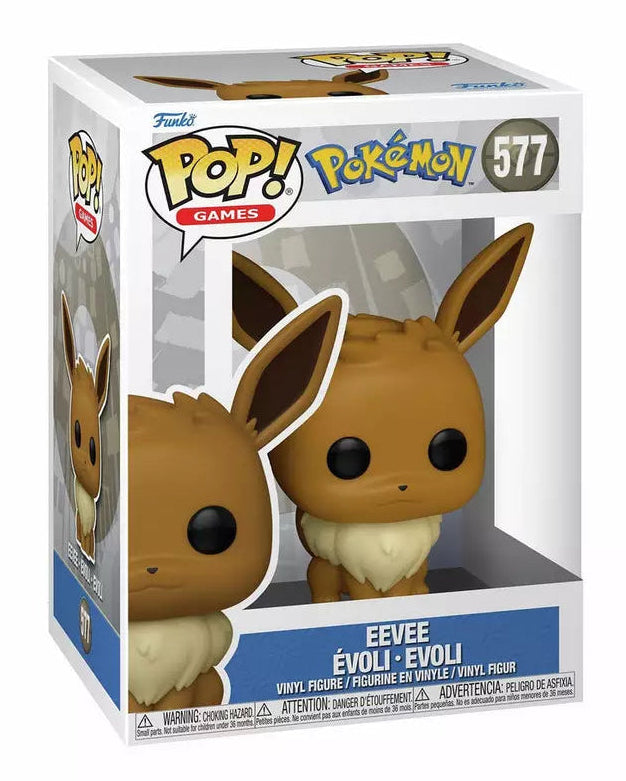 Funko Pop! Pokémon Eevee #577 vinyl figure in original display box