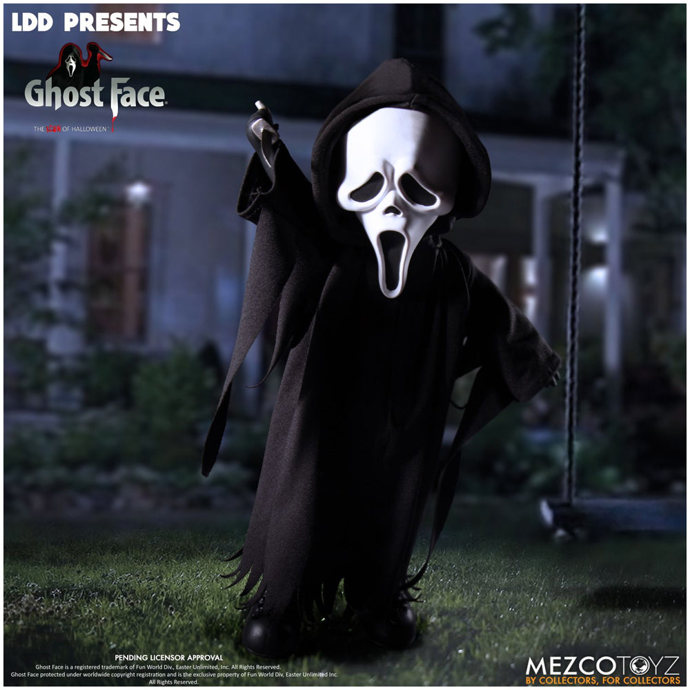 Mezco Scream Ghostface | Living Dead Dolls Collection | 10" Collectable Figure