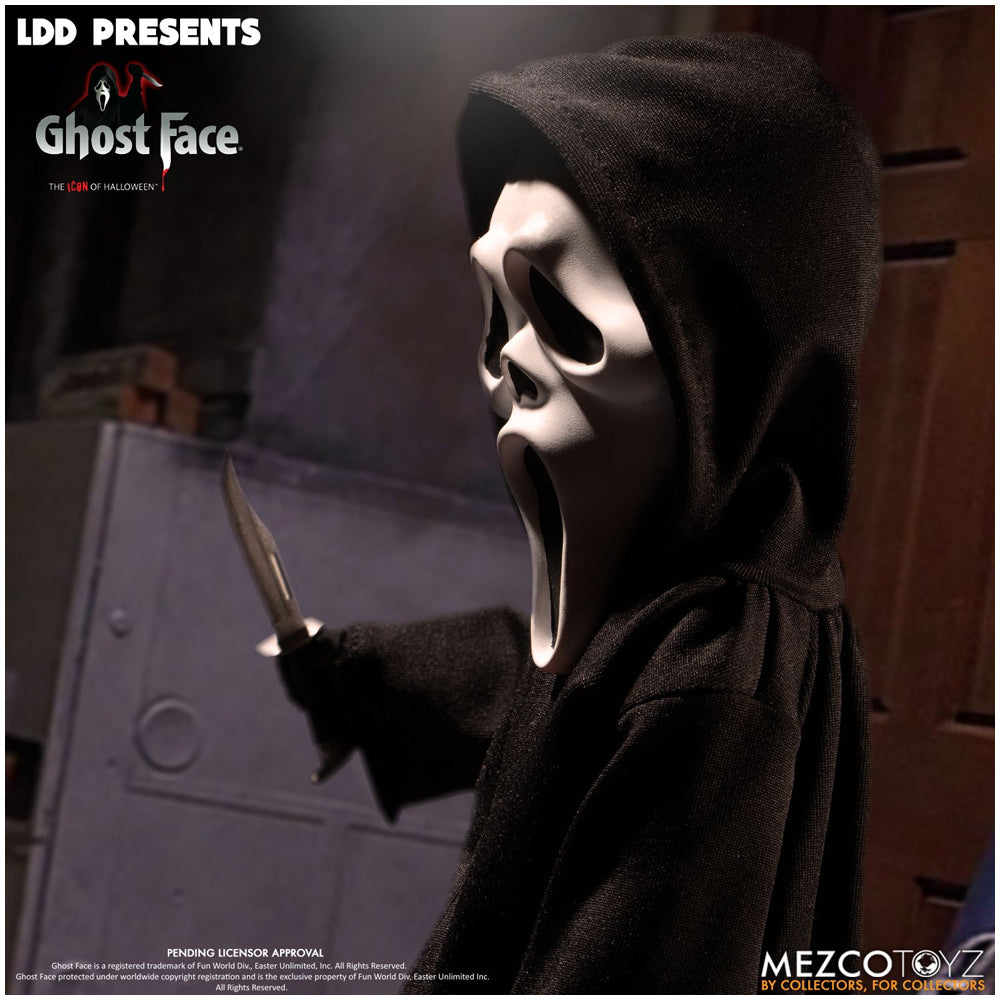 Mezco Scream Ghostface | Living Dead Dolls Collection | 10" Collectable Figure