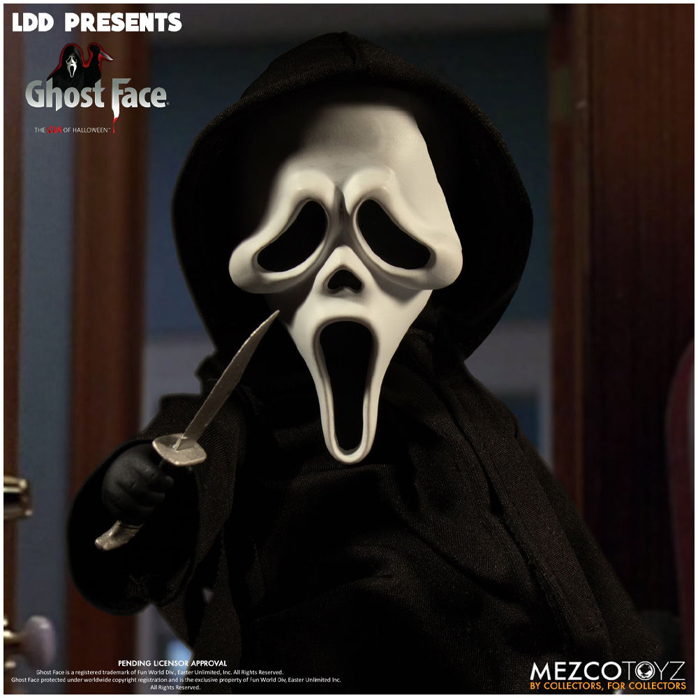 Mezco Scream Ghostface | Living Dead Dolls Collection | 10" Collectable Figure