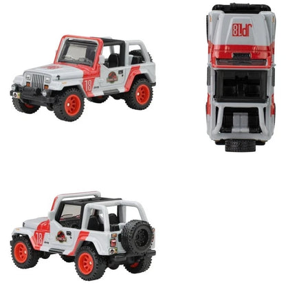 Hot Wheels Premium | Jurassic Park 1992 Jeep Wrangler Sahara | 1:64