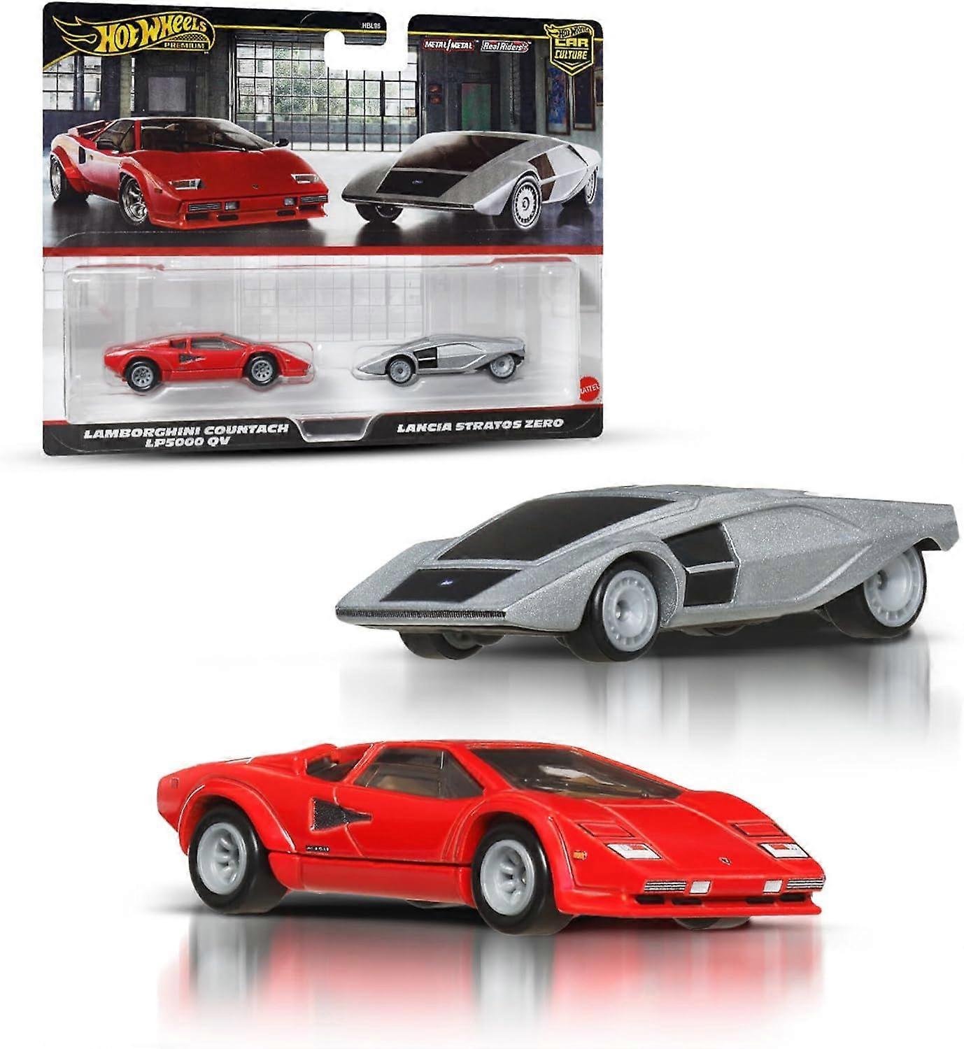 Hot Wheels Premium | Car Culture | Lamborghini Countach & Lancia Stratos Zero | 1:64