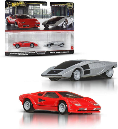Hot Wheels Premium | Car Culture | Lamborghini Countach & Lancia Stratos Zero | 1:64