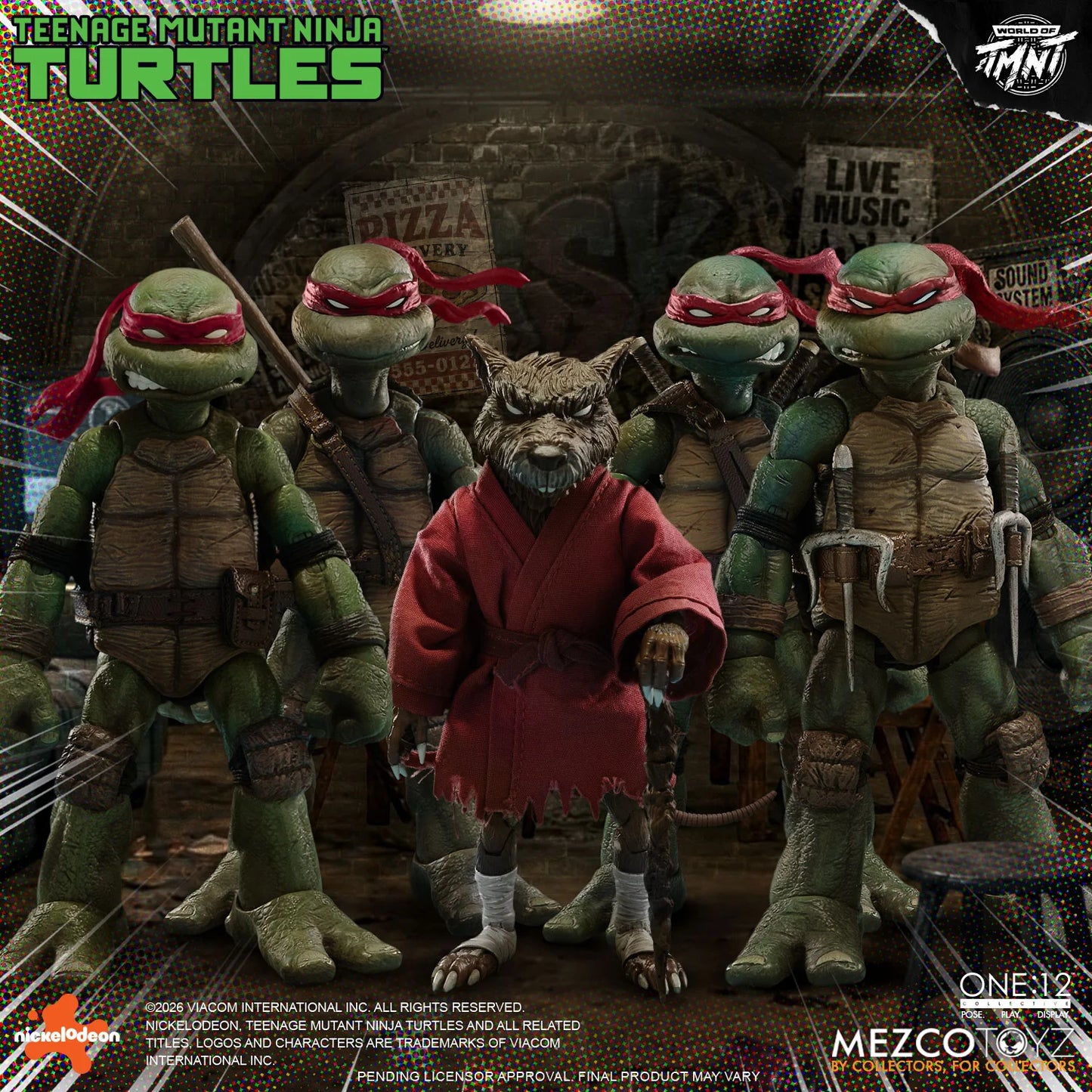 Teenage Mutant Ninja Turtles | Deluxe Comic Variant Edition | Mezco One:12 Collective