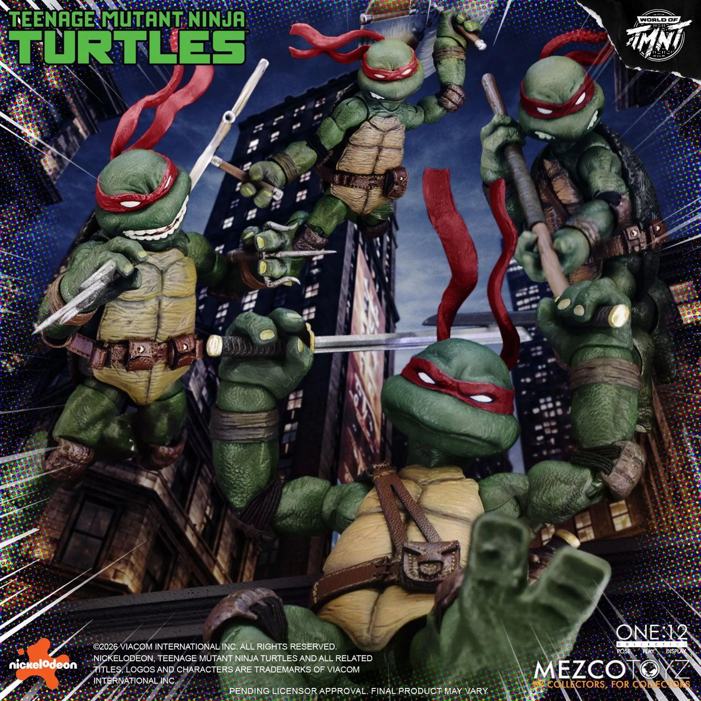 Teenage Mutant Ninja Turtles | Deluxe Comic Variant Edition | Mezco One:12 Collective