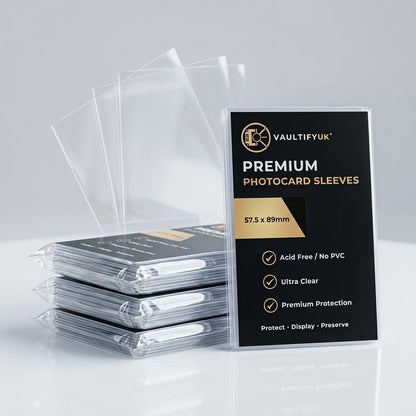 VaultifyUK Shield | Premium Photocard Sleeves | 50 Pack
