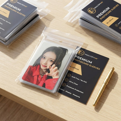 VaultifyUK Shield | Premium Photocard Sleeves | 50 Pack