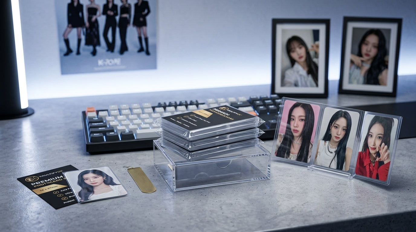 VaultifyUK Shield | Premium Photocard Sleeves | 50 Pack