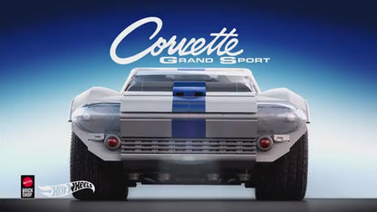 Hot Wheels Elite | Corvette Grand Sport | Mattel Brick Shop | 918 Pieces