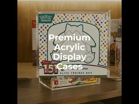 VaultifyUK Showcase | Booster Box Display Case | 8mm + 5mm Acrylic