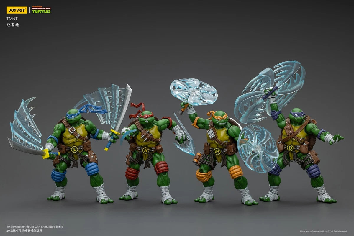 JoyToy TMNT Action Figures | 1/18 Scale | Choose Turtle or Full Set