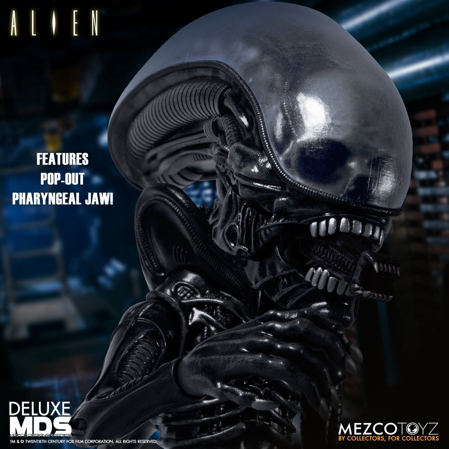 Mezco Designer Series Alien | 7” Xenomorph Action Figure | Sci-Fi Collectable