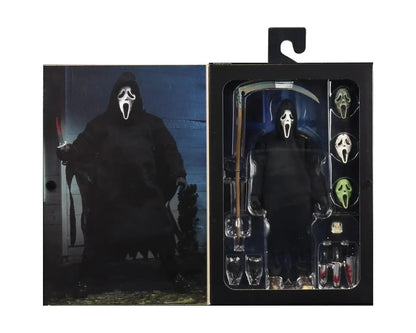 NECA Ghost Face 7" Action Figure | Ultimate Scream Figure with Accessories