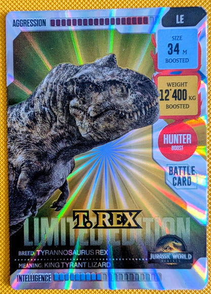 Panini Jurassic World ROAR! | T-Rex | Limited Edition Holo | NM