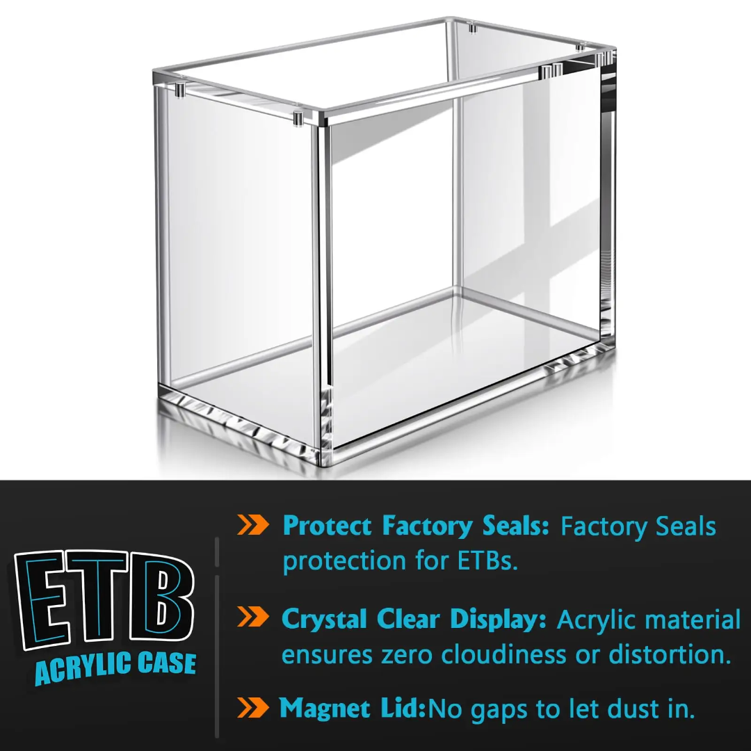 VaultifyUK Showcase | Elite Trainer Box Display Case | 8mm + 5mm Acrylic