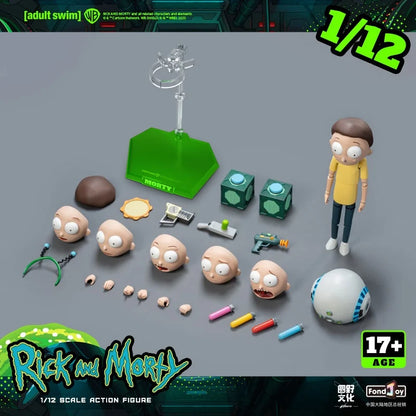 FondJoy Rick & Morty Action Figure Set | 1/12 Scale | Rick Sanchez & Morty Smith