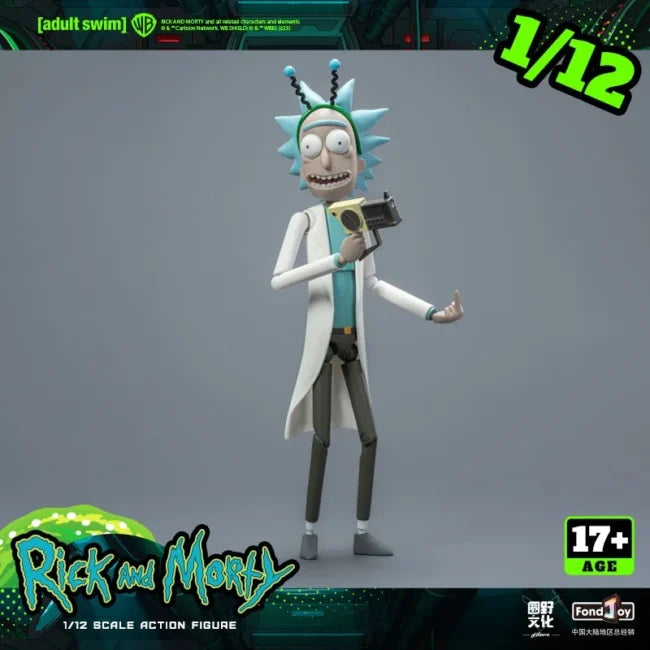 FondJoy Rick & Morty Action Figure Set | 1/12 Scale | Rick Sanchez & Morty Smith