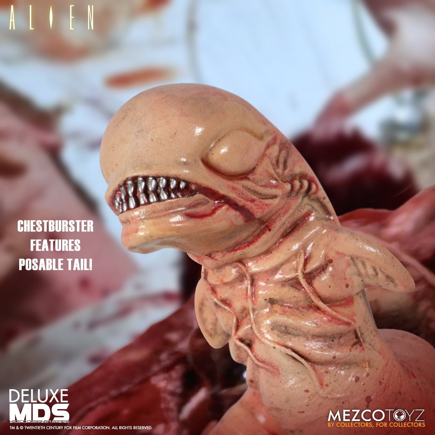 Mezco Designer Series Alien | 7” Xenomorph Action Figure | Sci-Fi Collectable