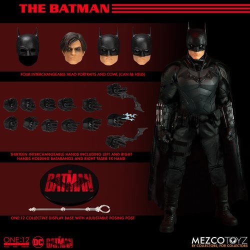 Mezco One:12 The Batman | 7” Action Figure | DC Collectable