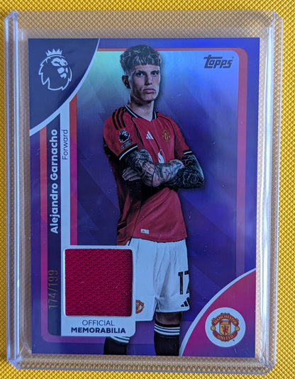 Alejandro Garnacho | Relic Patch /199 | Topps Premier League 2025/26