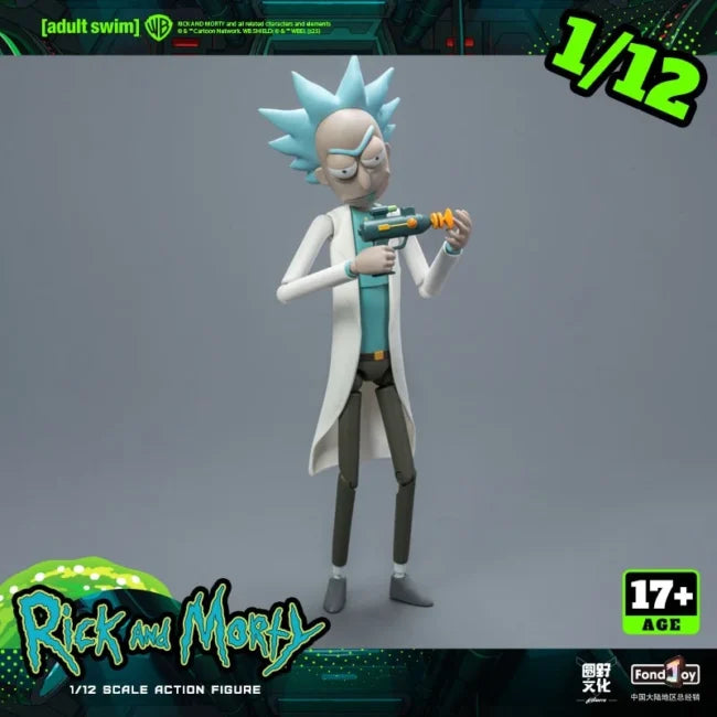 FondJoy Rick & Morty Action Figure Set | 1/12 Scale | Rick Sanchez & Morty Smith