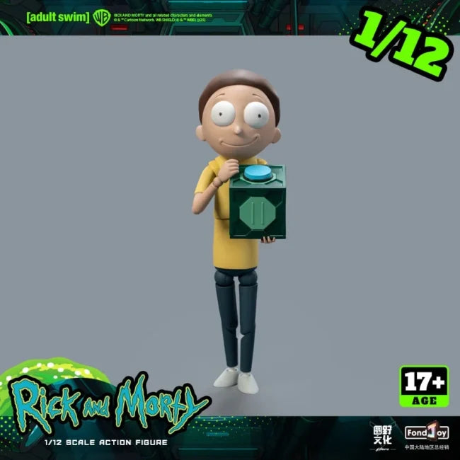 FondJoy Rick & Morty Action Figure Set | 1/12 Scale | Rick Sanchez & Morty Smith