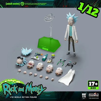 FondJoy Rick & Morty Action Figure Set | 1/12 Scale | Rick Sanchez & Morty Smith