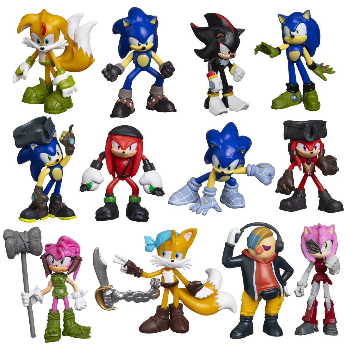 Sonic Prime Series 2 Collectable Figures | 10 Pack Delux Set | 6.5cm Models