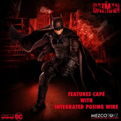 Mezco One:12 The Batman | 7” Action Figure | DC Collectable