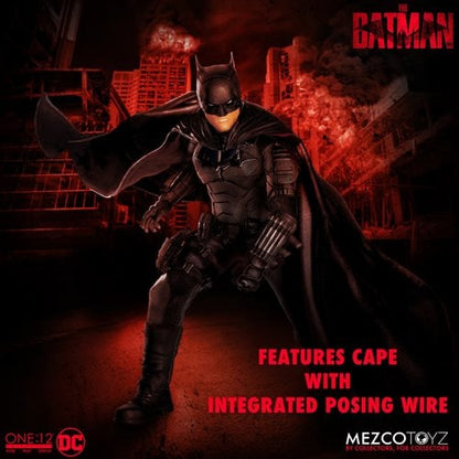 Mezco One:12 The Batman | 7” Action Figure | DC Collectable