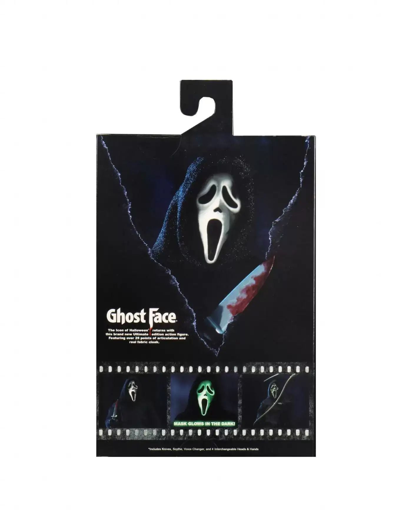 NECA Ghost Face 7" Action Figure | Ultimate Scream Figure with Accessories