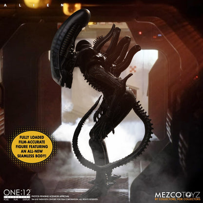 Mezco One:12 Collective Alien | 7” Xenomorph Action Figure | Movie Collectable