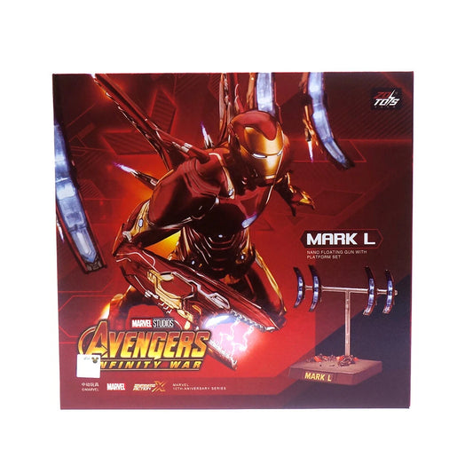 Marvel Iron Man MK50 Floating Cannon Scene Set | ZD Toys | 1/10 Scale 18cm