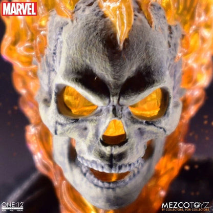 Mezco One:12 Collective Ghost Rider & Hell Cycle Set | Marvel Action Figure