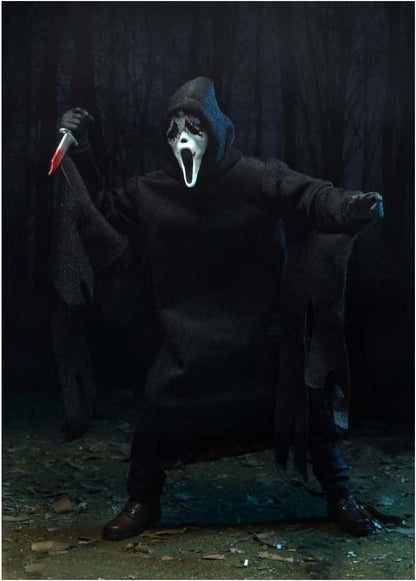 NECA Ghost Face 7" Action Figure | Ultimate Scream Figure with Accessories