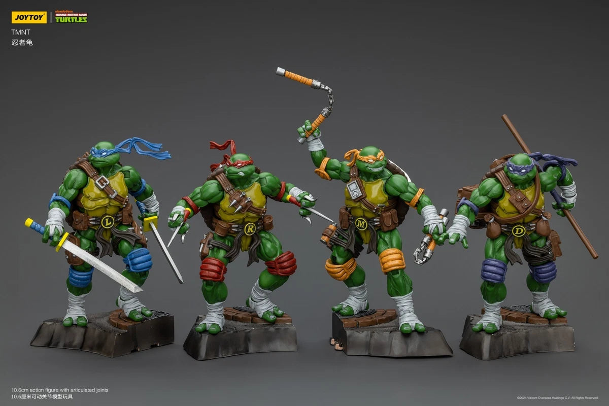 JoyToy TMNT Action Figures | 1/18 Scale | Choose Turtle or Full Set