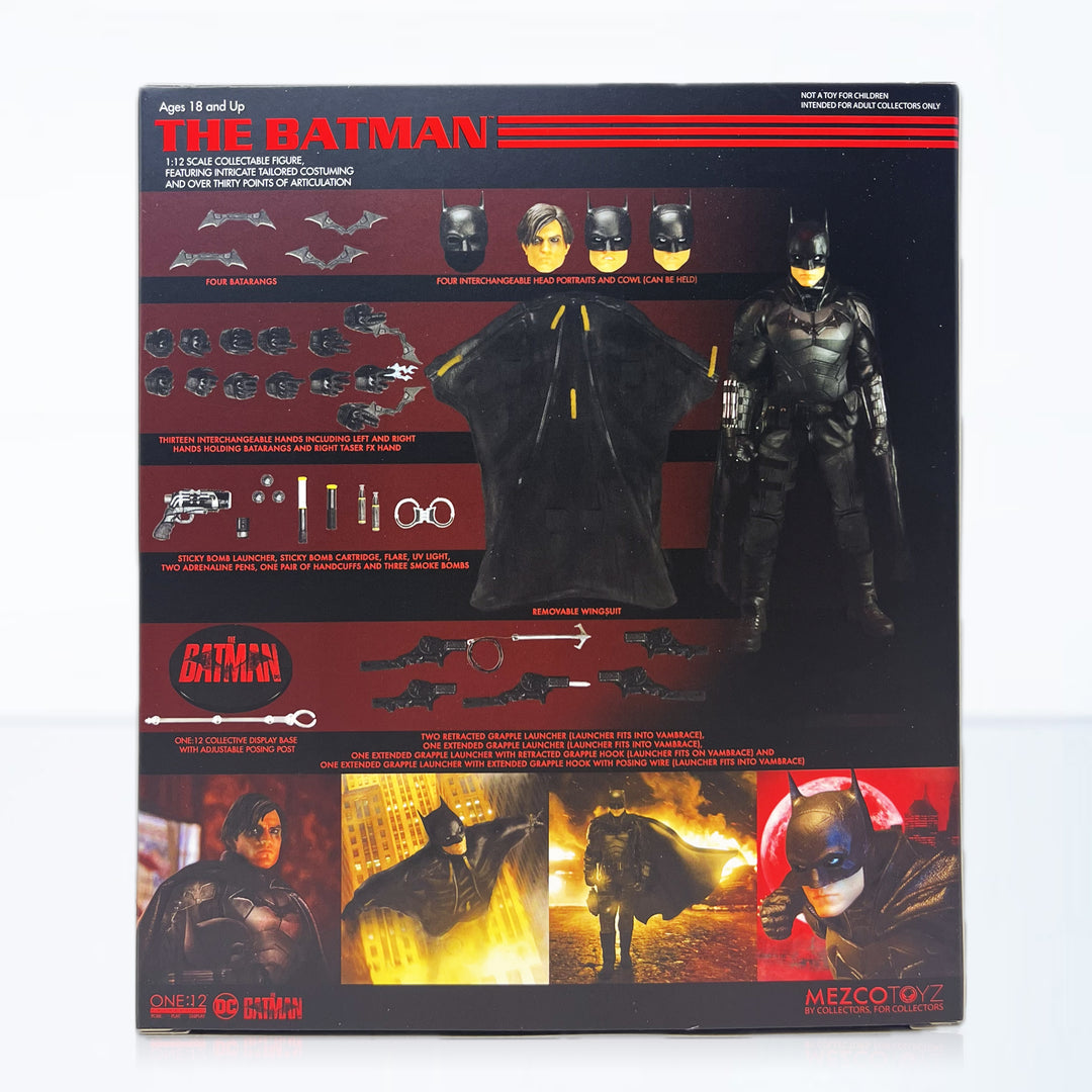 Mezco One:12 The Batman | 7” Action Figure | DC Collectable